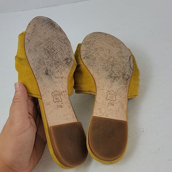 Tory Burch Annabelle Bow Top Mustard Women's Slide - Picture 12 of 14